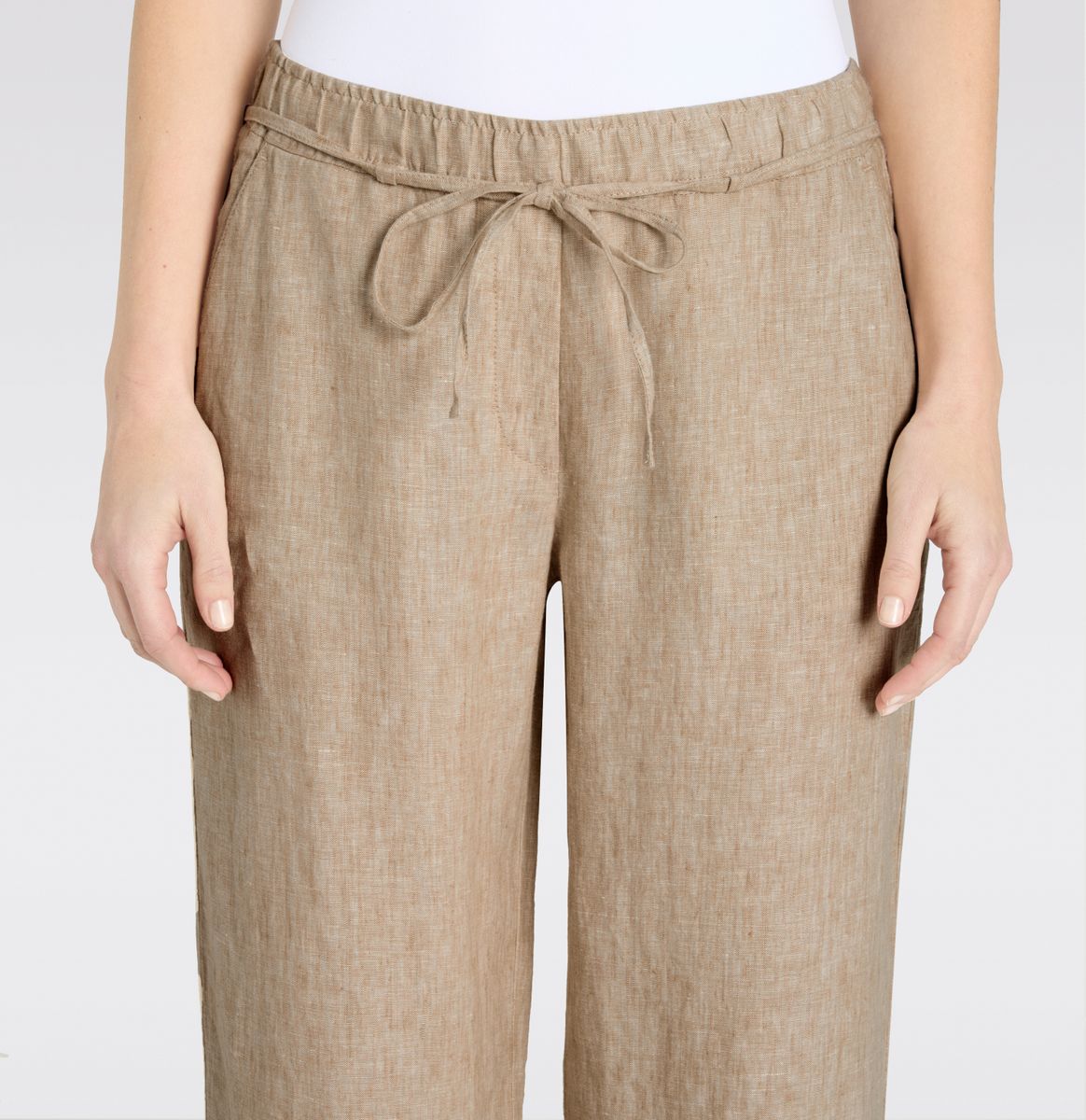 MAC JEANS - CHIARA BELT, Pure linen