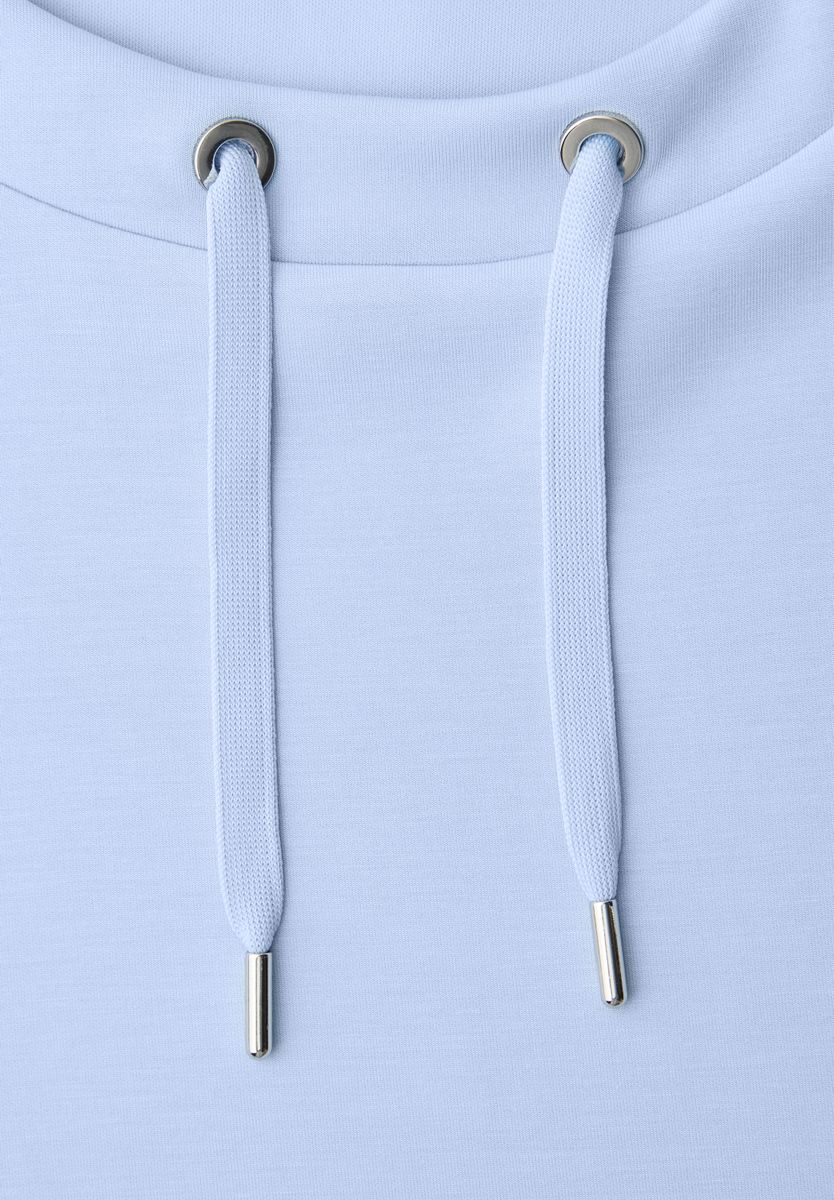 Dropped Shoulder Shirt im Silk-Look