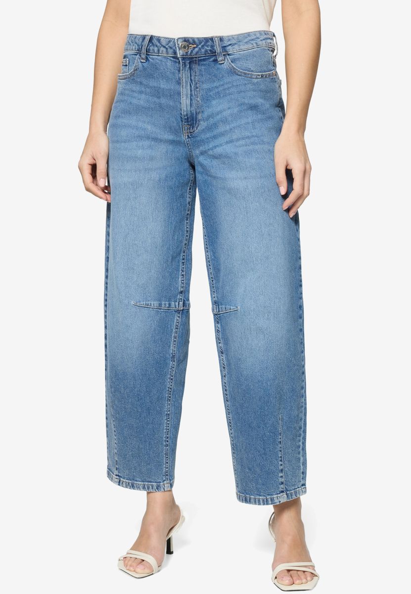 Barrel-Jeans Mid Waist 28 Inch