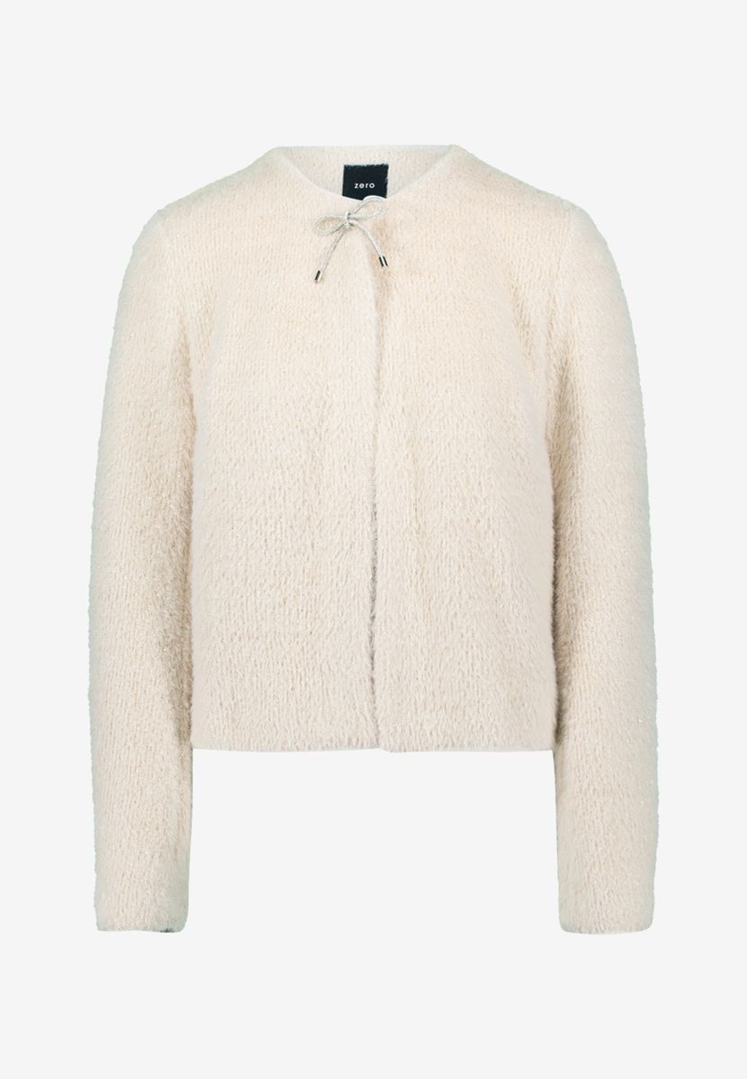 Strickjacke mit Schleife