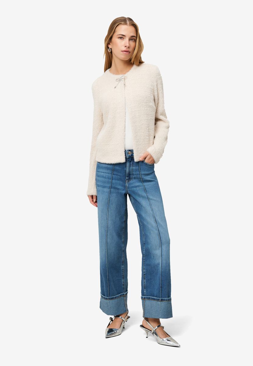 Strickjacke mit Schleife