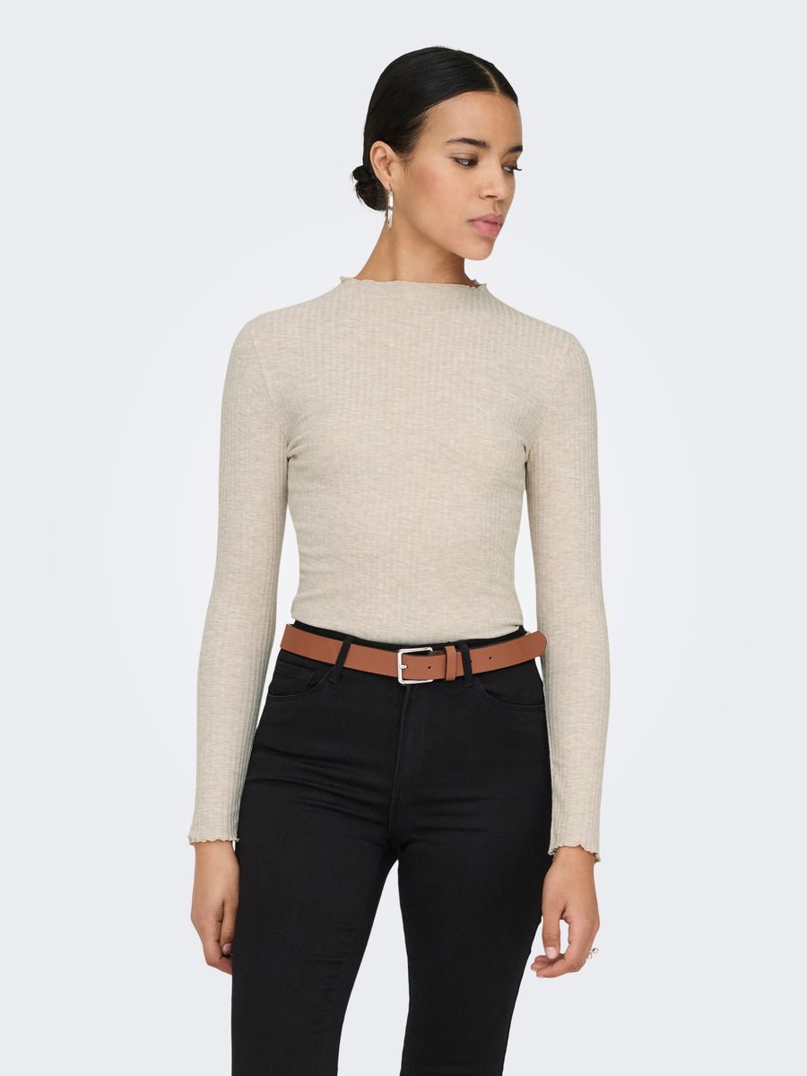 ONLEMMA L/S HIGH NECK TOP NOOS JRS