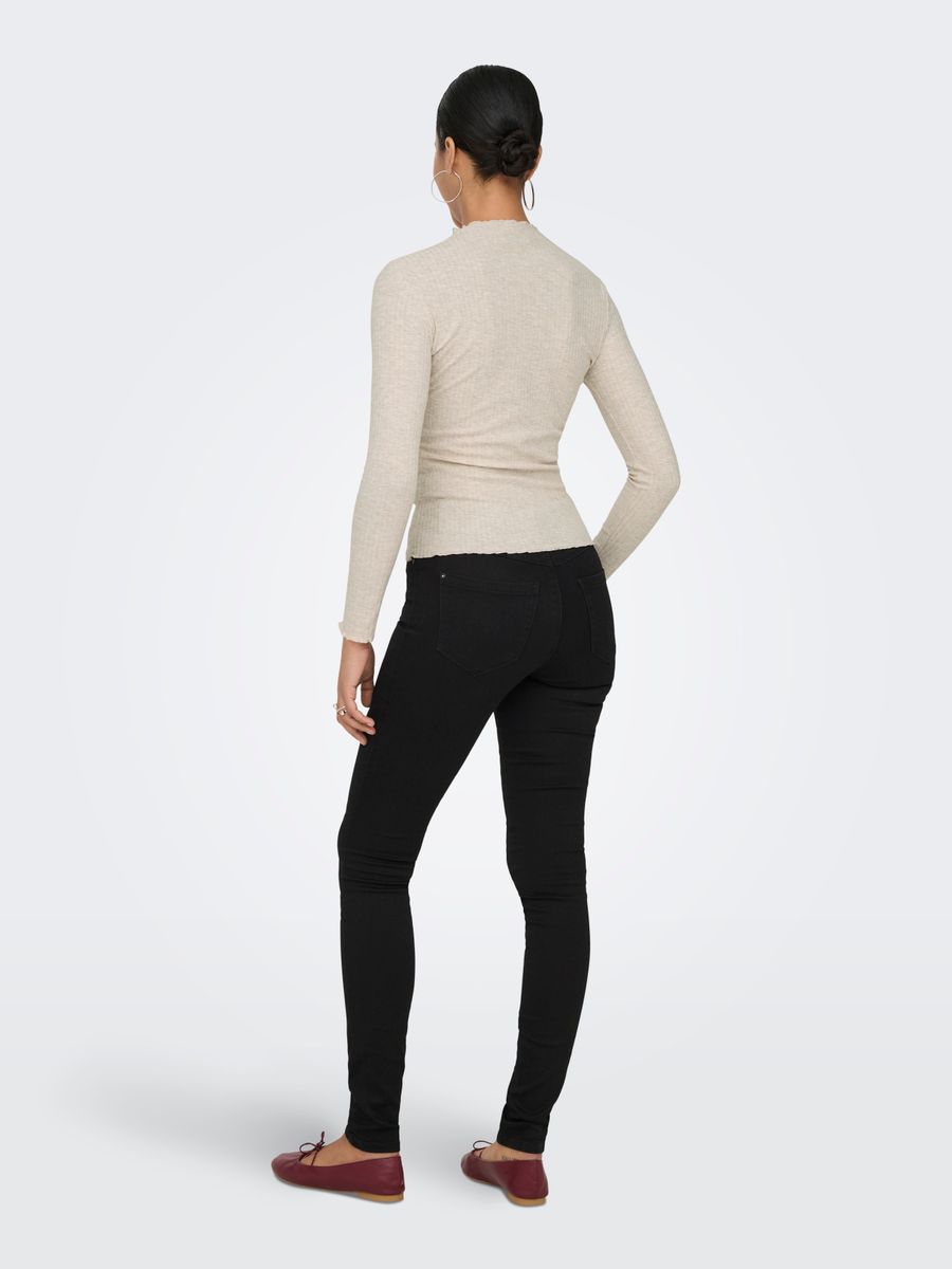ONLEMMA L/S HIGH NECK TOP NOOS JRS