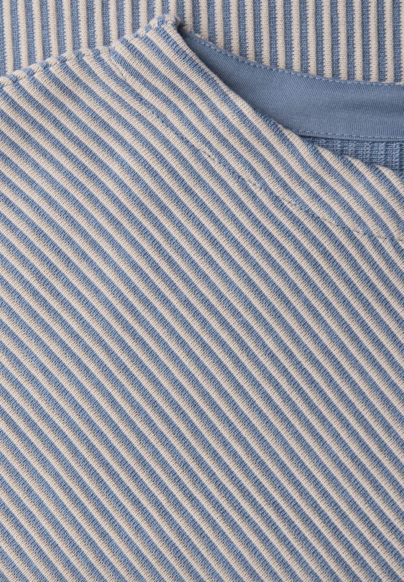Two-Tone Strukturshirt