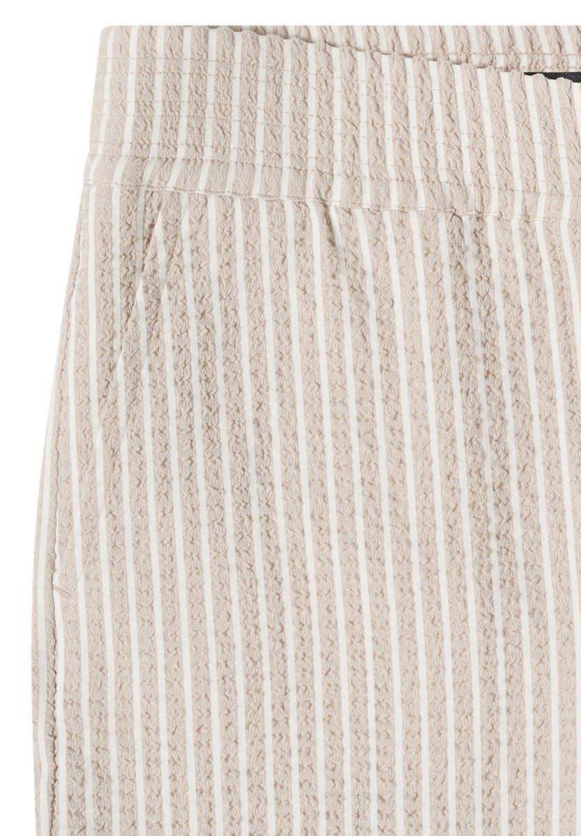 7/8 Wide Leg Hose in Seersucker-Qualität