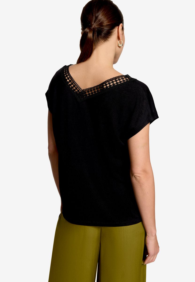 T-Shirt mit Spitze