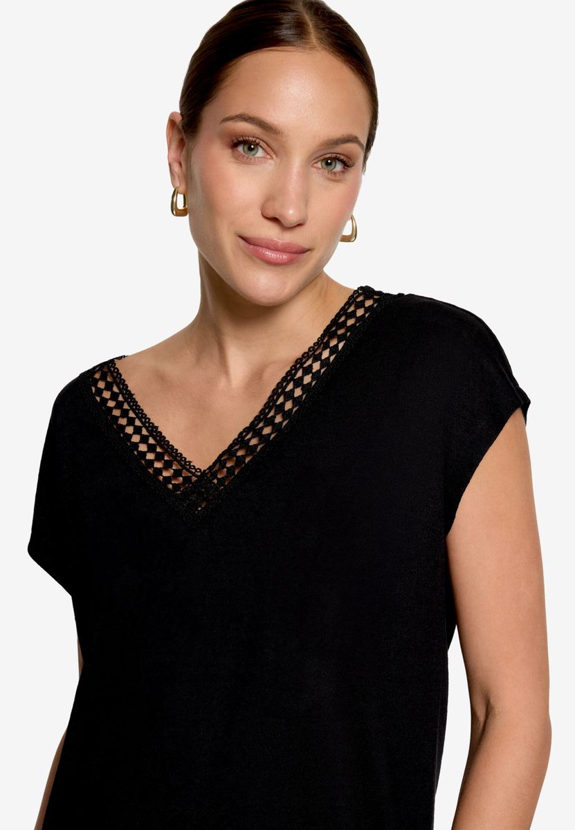 T-Shirt mit Spitze
