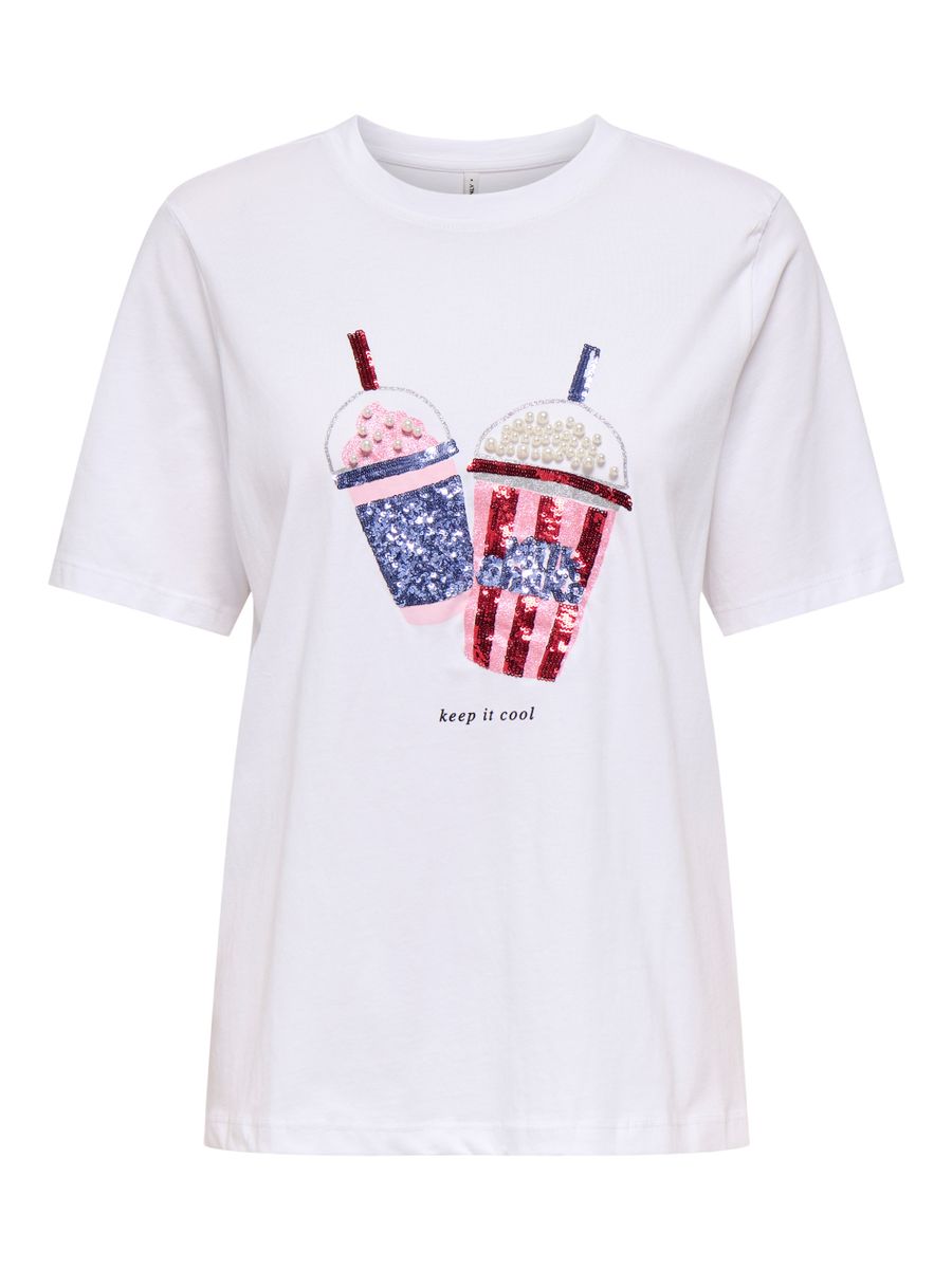 ONLBURST S/S POPCORN TOP BOX JRS