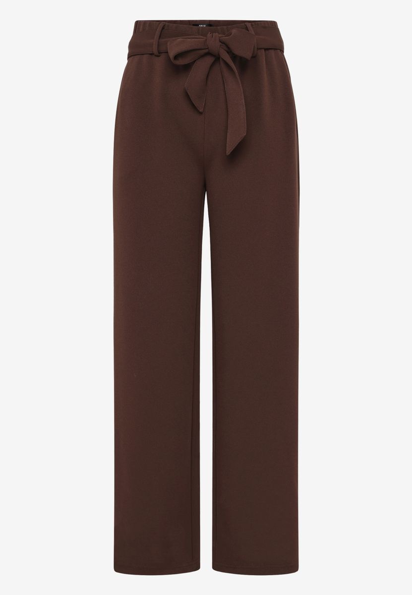 Hose Hose mit Stoffgürtel