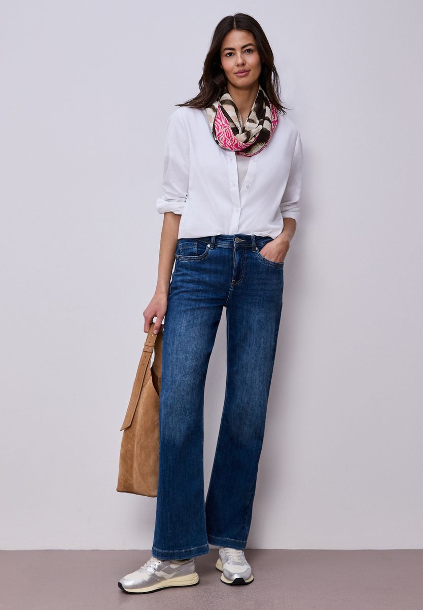 Loop-Schal aus Modal mit Mustermix