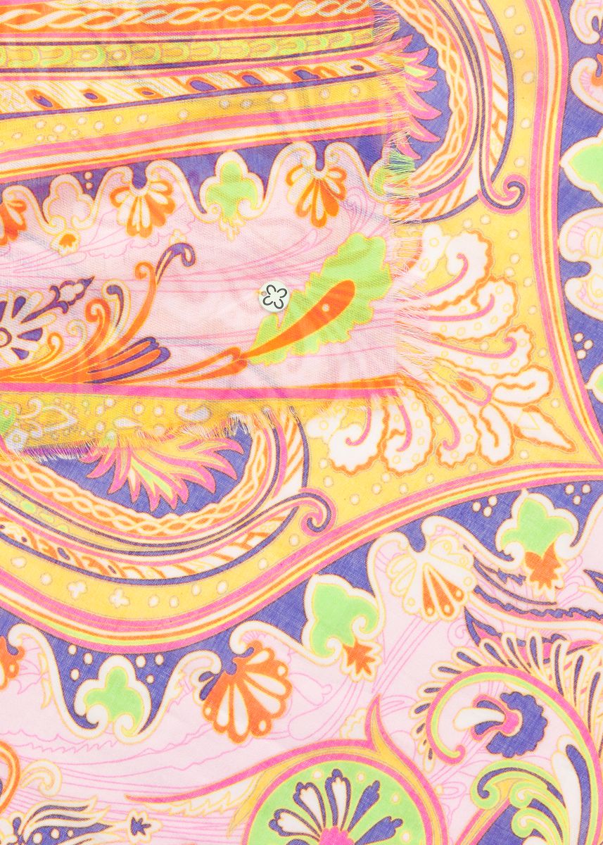 Schal aus Baumwolle mit Paisley-Muster