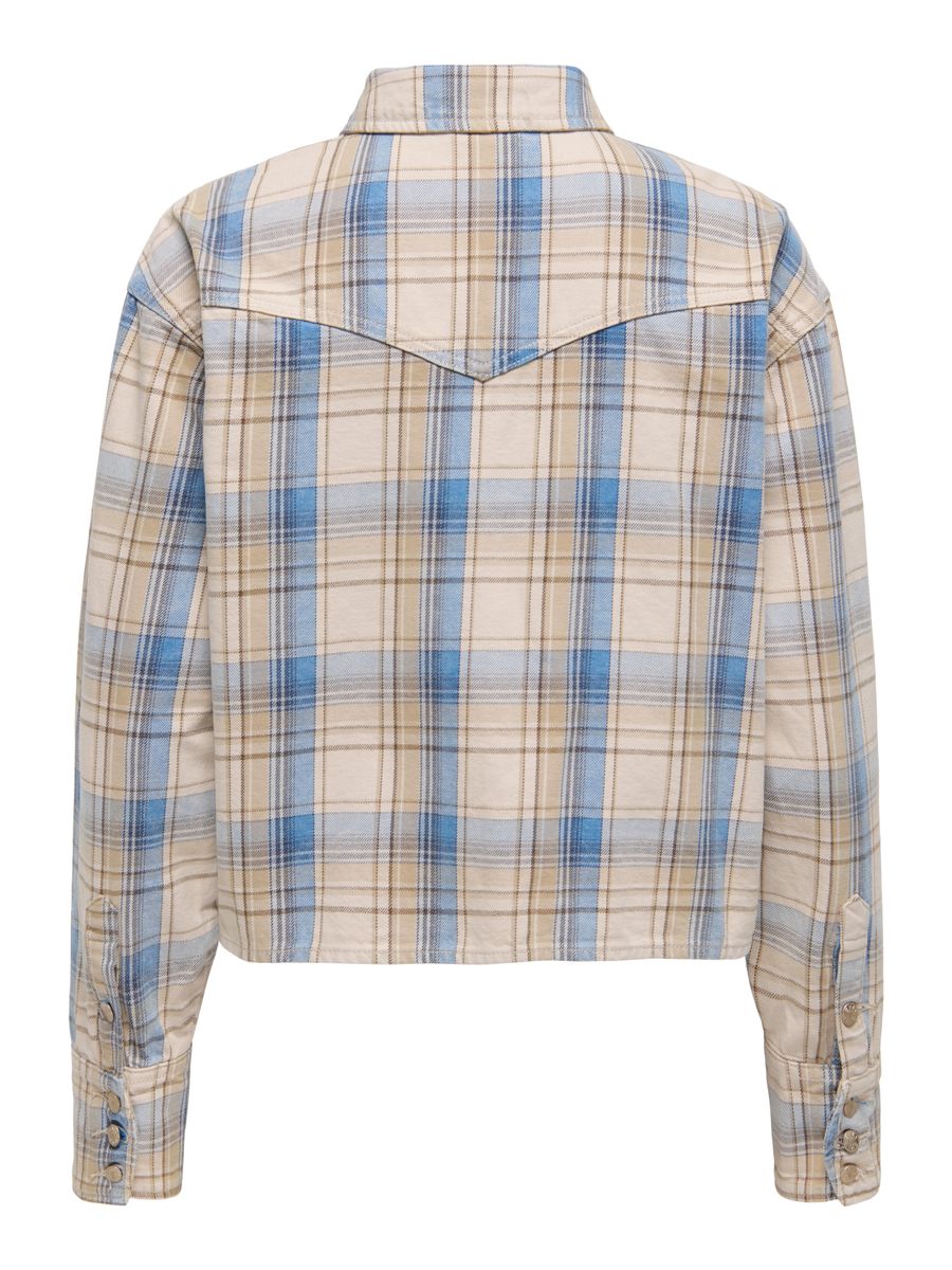 ONLLOU LS CHECK DNM SHIRT MAE