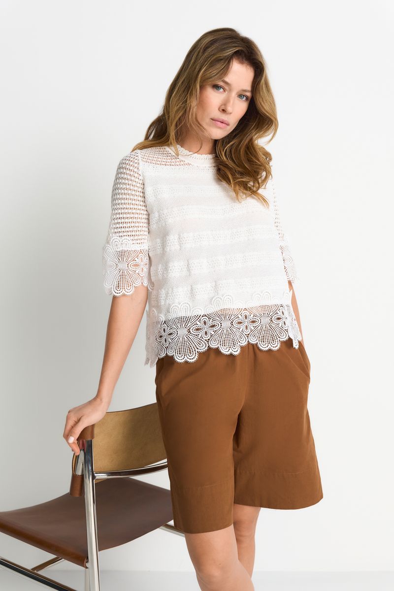 RNK SH SLVS Lace Stitch