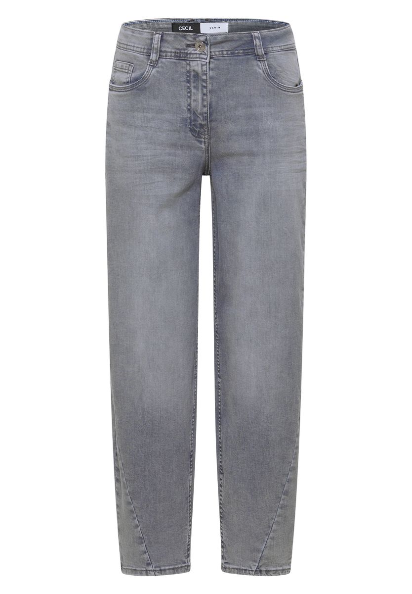 High Waist Barrel Leg Jeans im Loose Fit