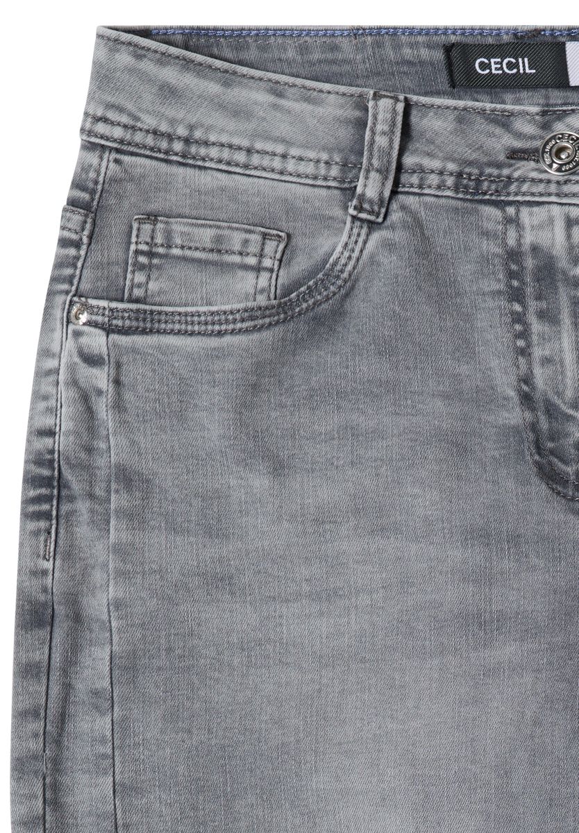 High Waist Barrel Leg Jeans im Loose Fit