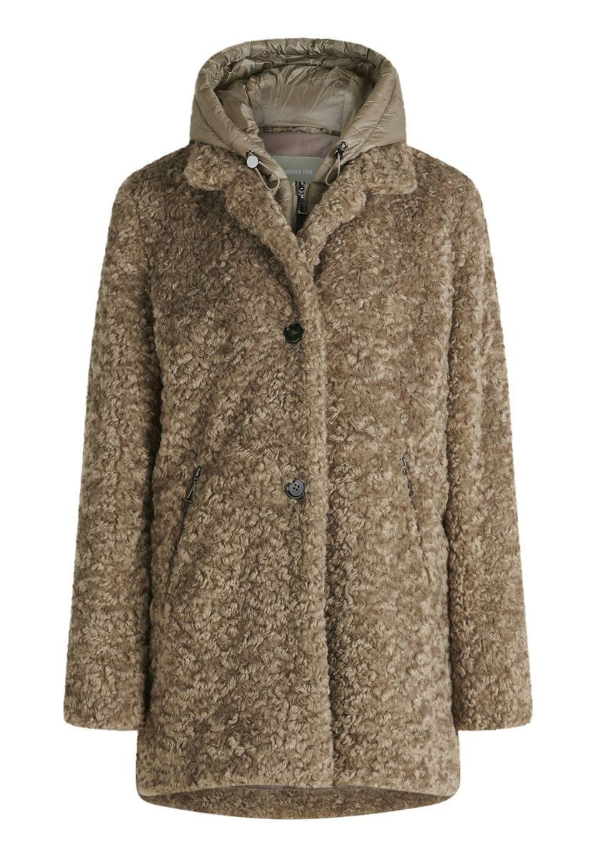 Plüschjacke