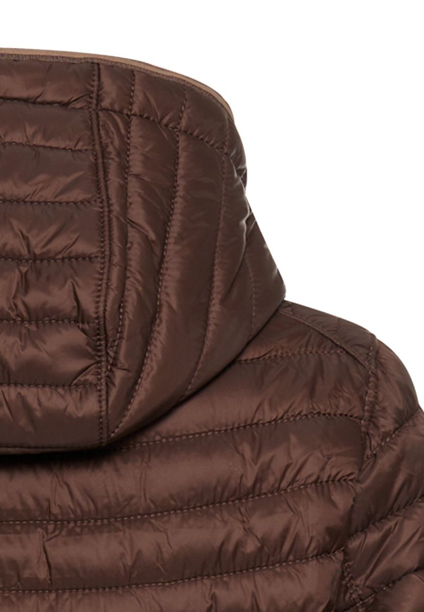Winddichte Jacke mit seitlichem Strick-Einsatz