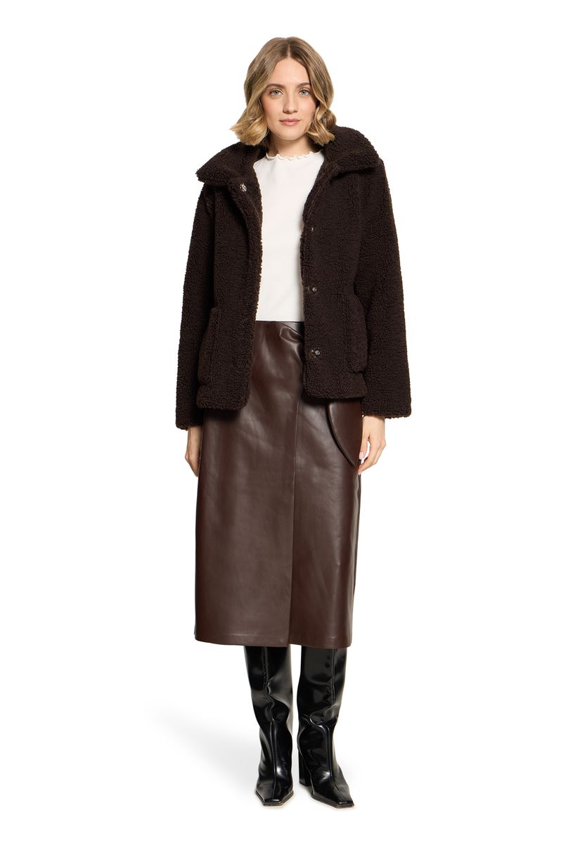 Plüschjacke