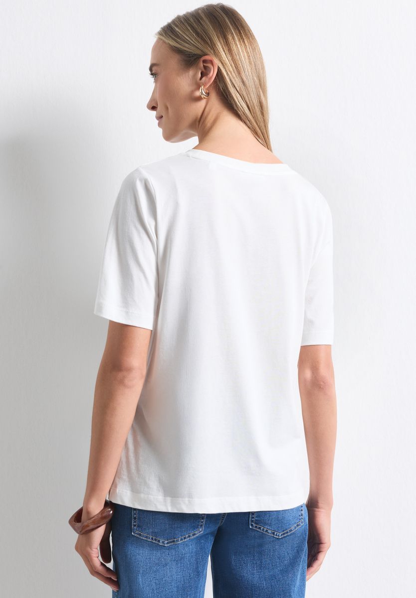 T-Shirt mit Rundhals und Fotoprint