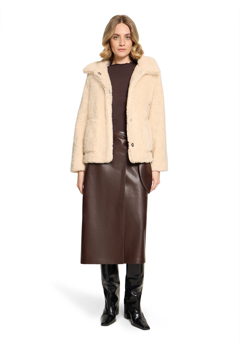 Plüschjacke