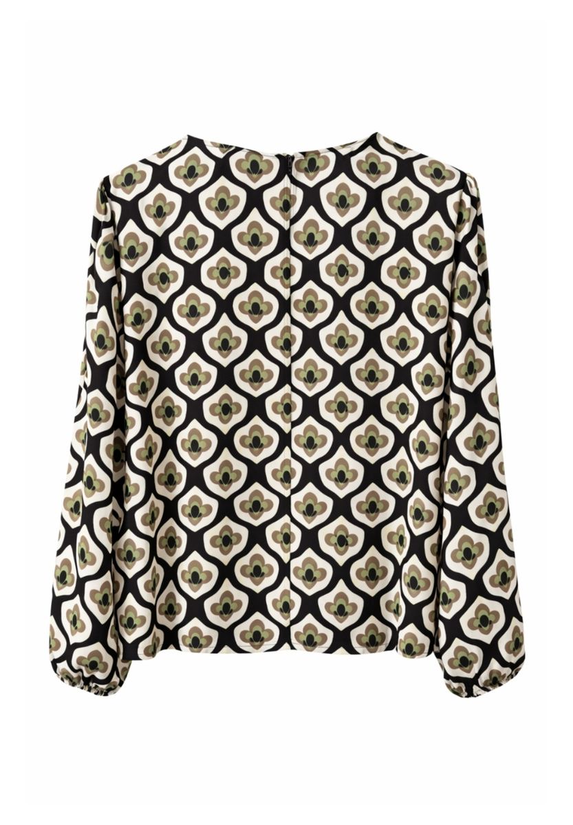 Bluse COOL MATCHA mit Gummibündchen