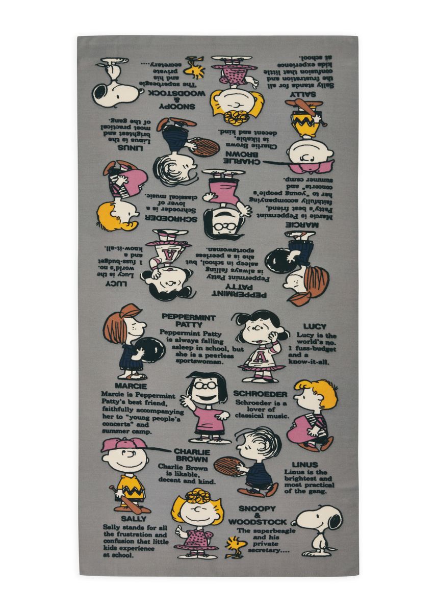 Schal mit Peanuts-Charakteren