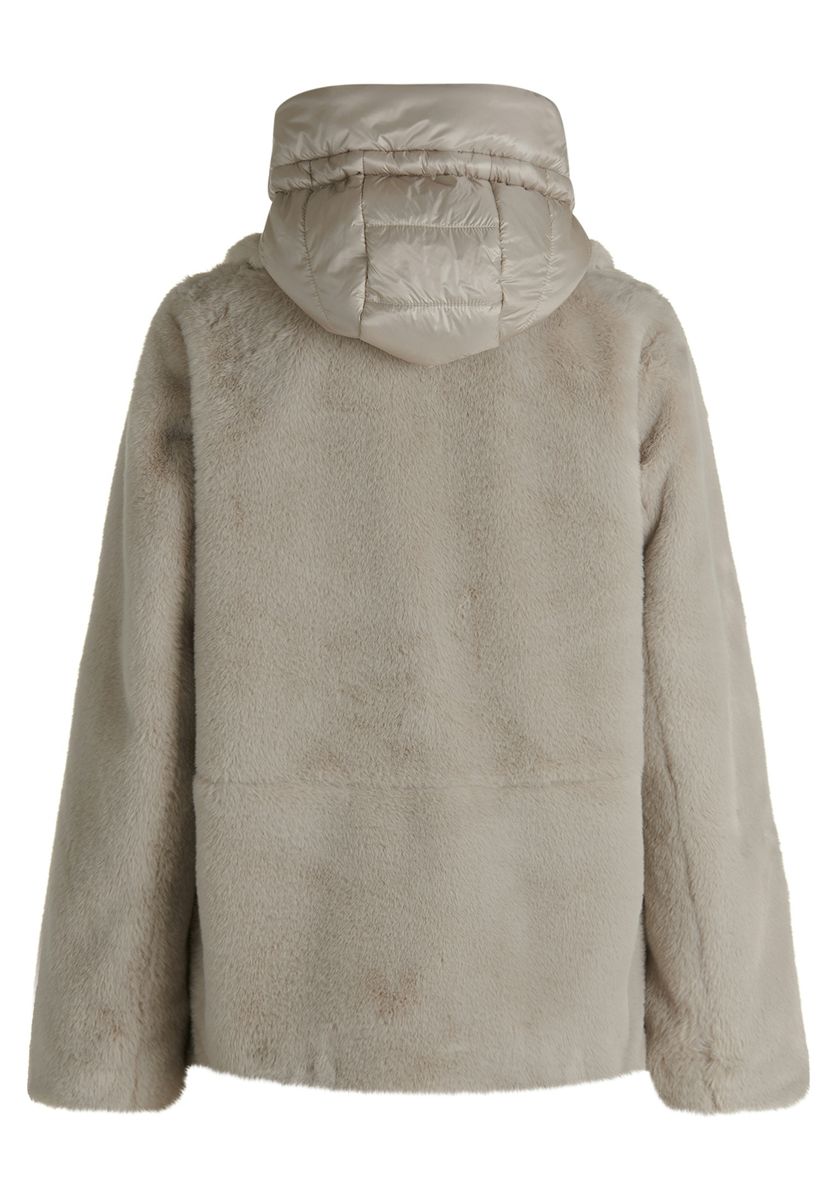 Plüschjacke