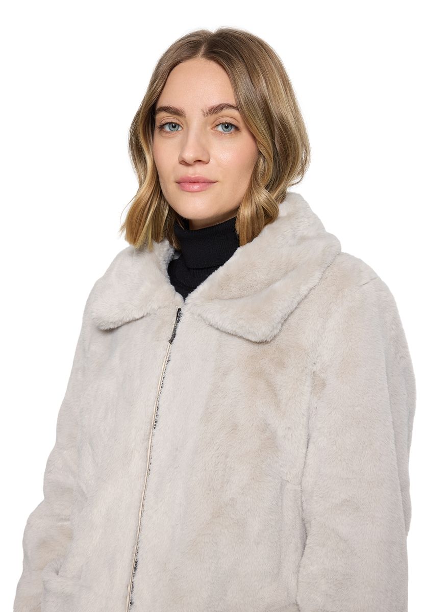 Plüschjacke