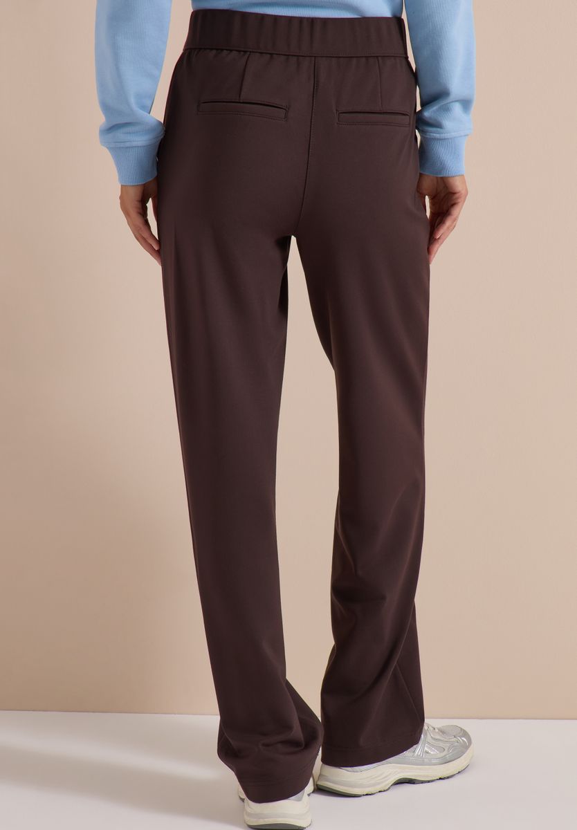 High Waist Straight Leg Hose im Loose Fit