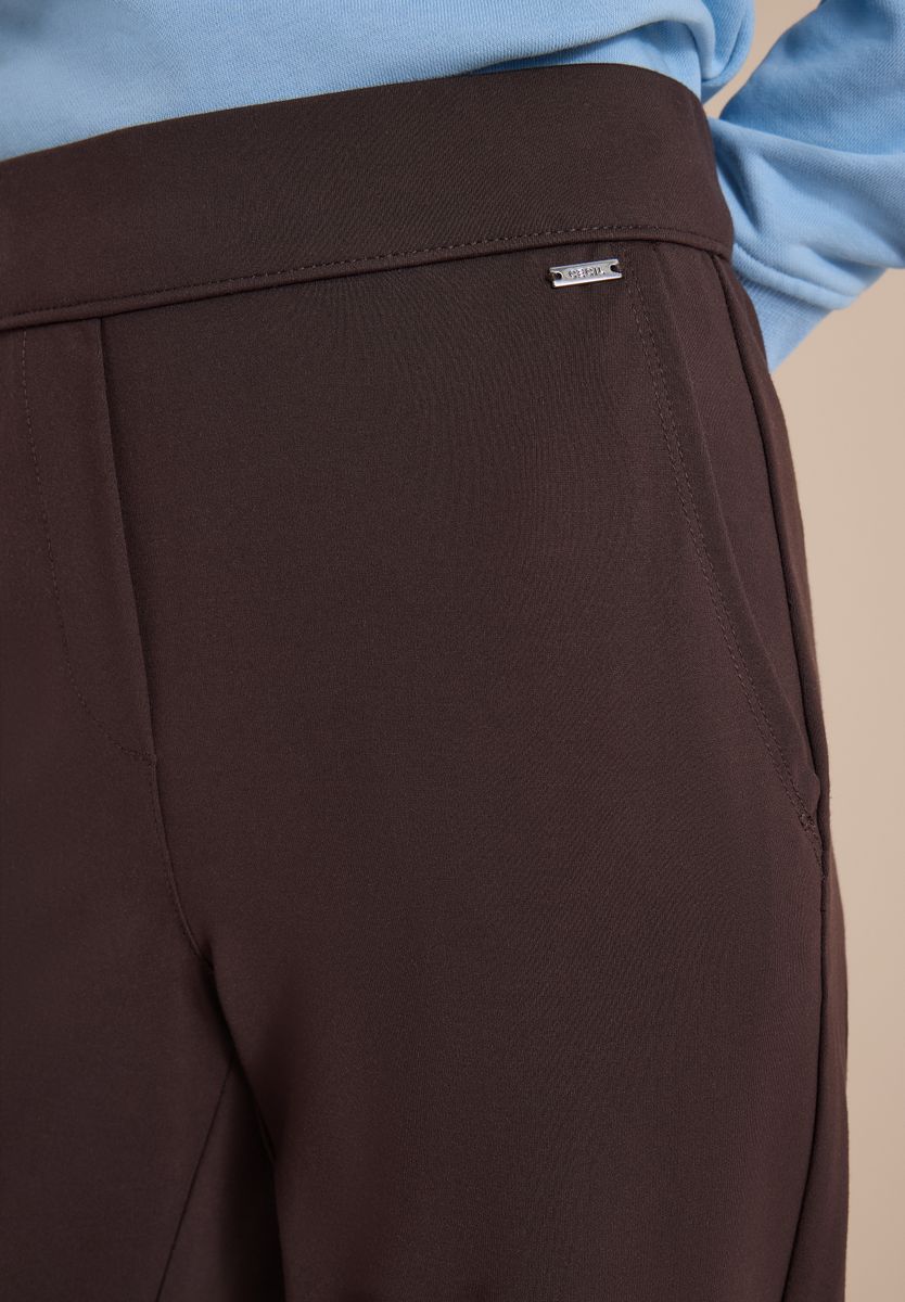 High Waist Straight Leg Hose im Loose Fit