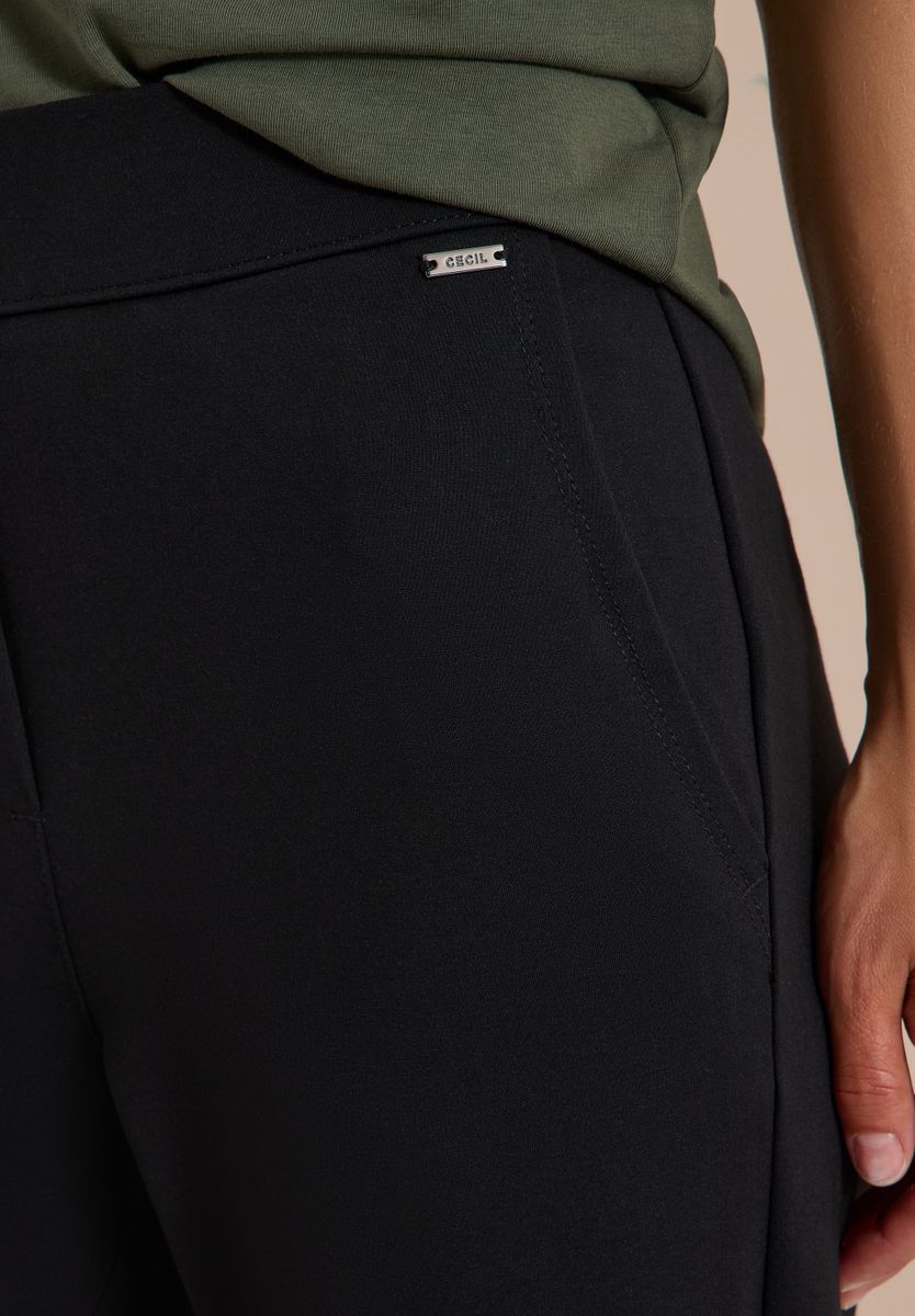High Waist Straight Leg Hose im Loose Fit