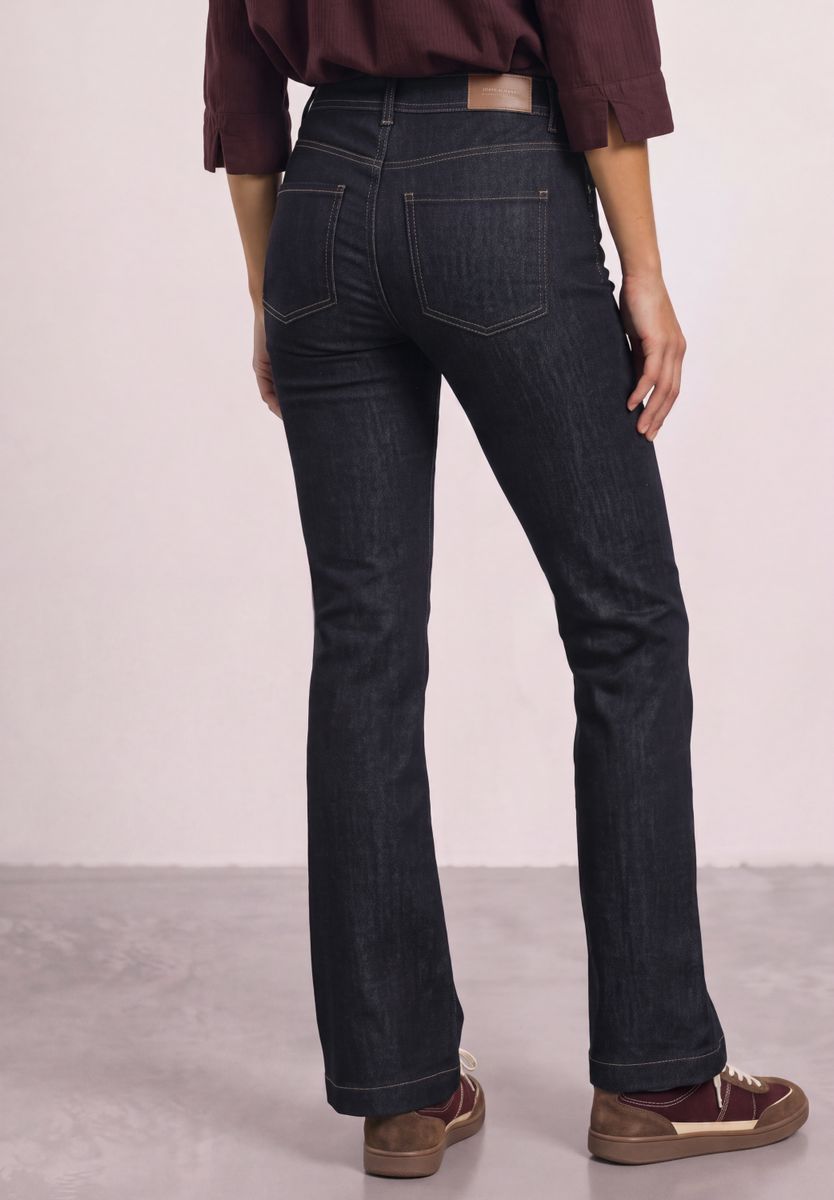 High Waist Bootcut Jeans im Slim Fit