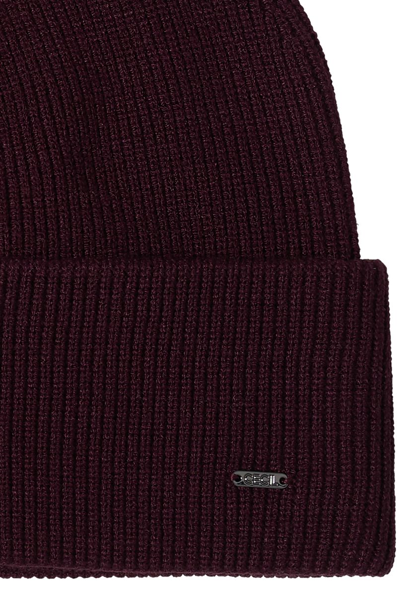 Beanie in Unifarbe