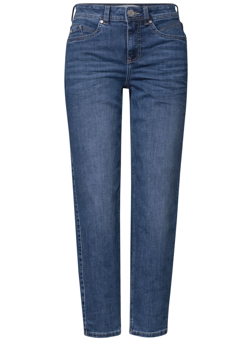 High Waist Barrel Leg Jeans im Loose Fit