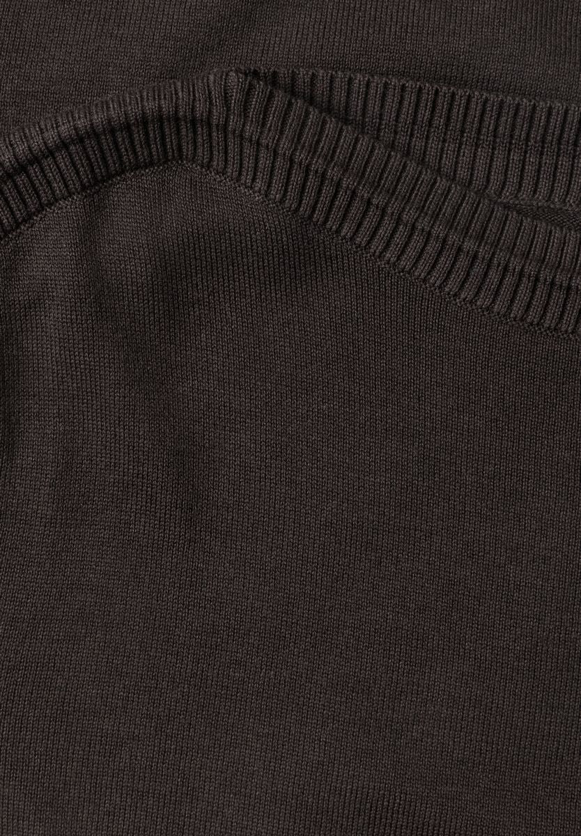 Basic Pullover mit U-Boot-Ausschnitt