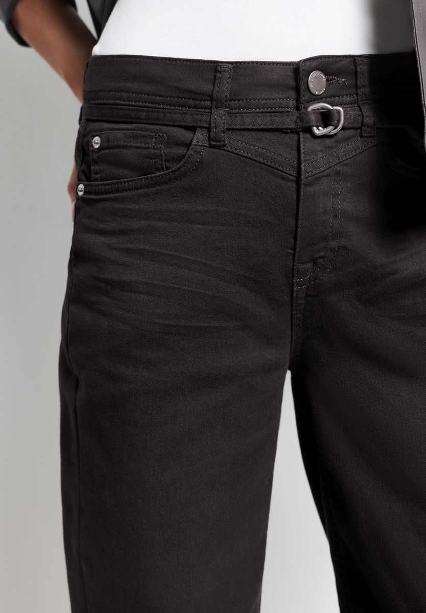 High Waist Barrel Leg Jeans im Loose Fit