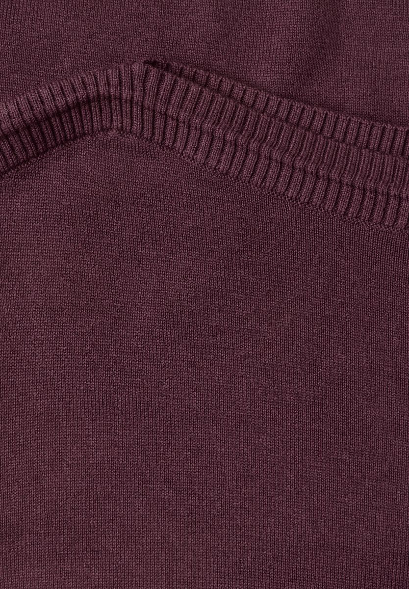 Basic Pullover mit U-Boot-Ausschnitt