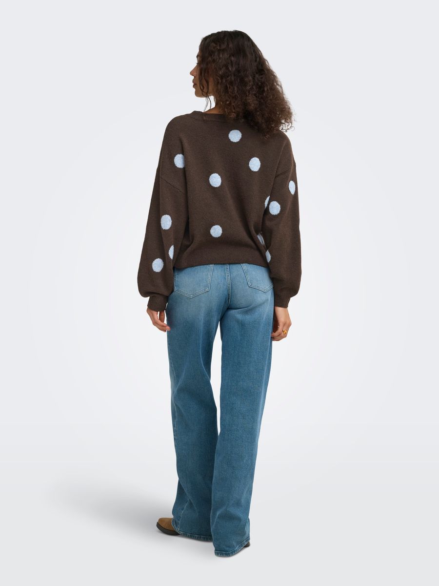 ONLRICA LS DETAIL O-NECK CC KNT