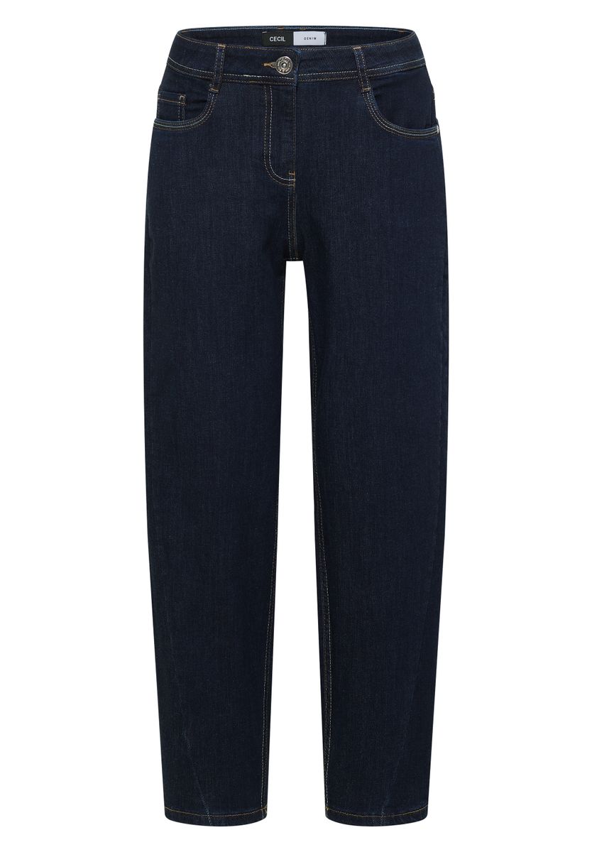 High Waist Barrel Leg Jeans im Loose Fit