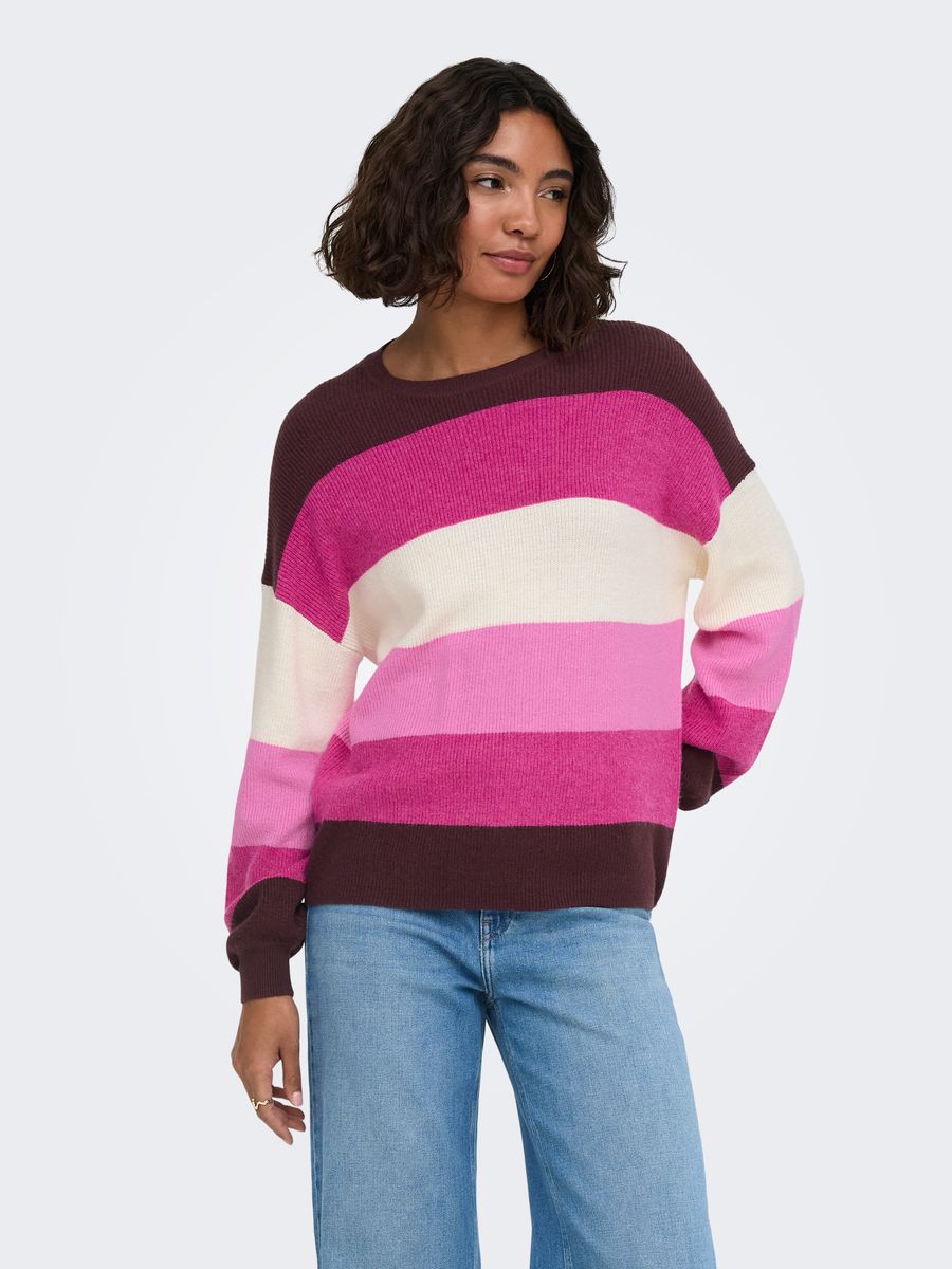ONLATIA L/S STRIPE PULLOV KNT NOOS