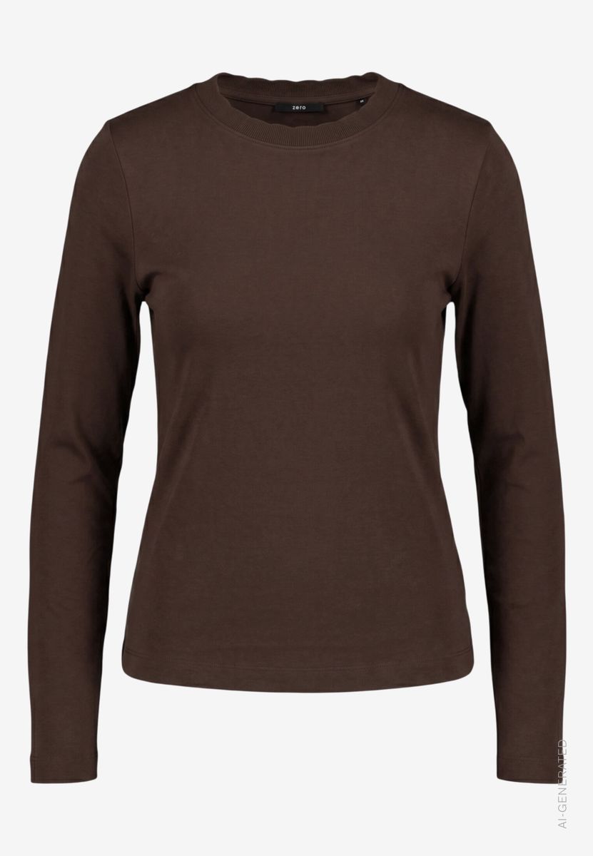 Langarmshirt Damen aus Baumwolle