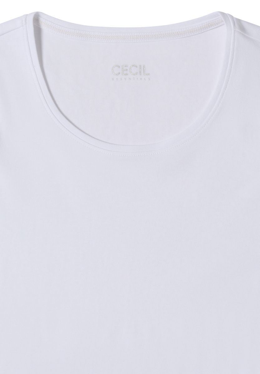 Basic Langarm Shirt mit Rundhals