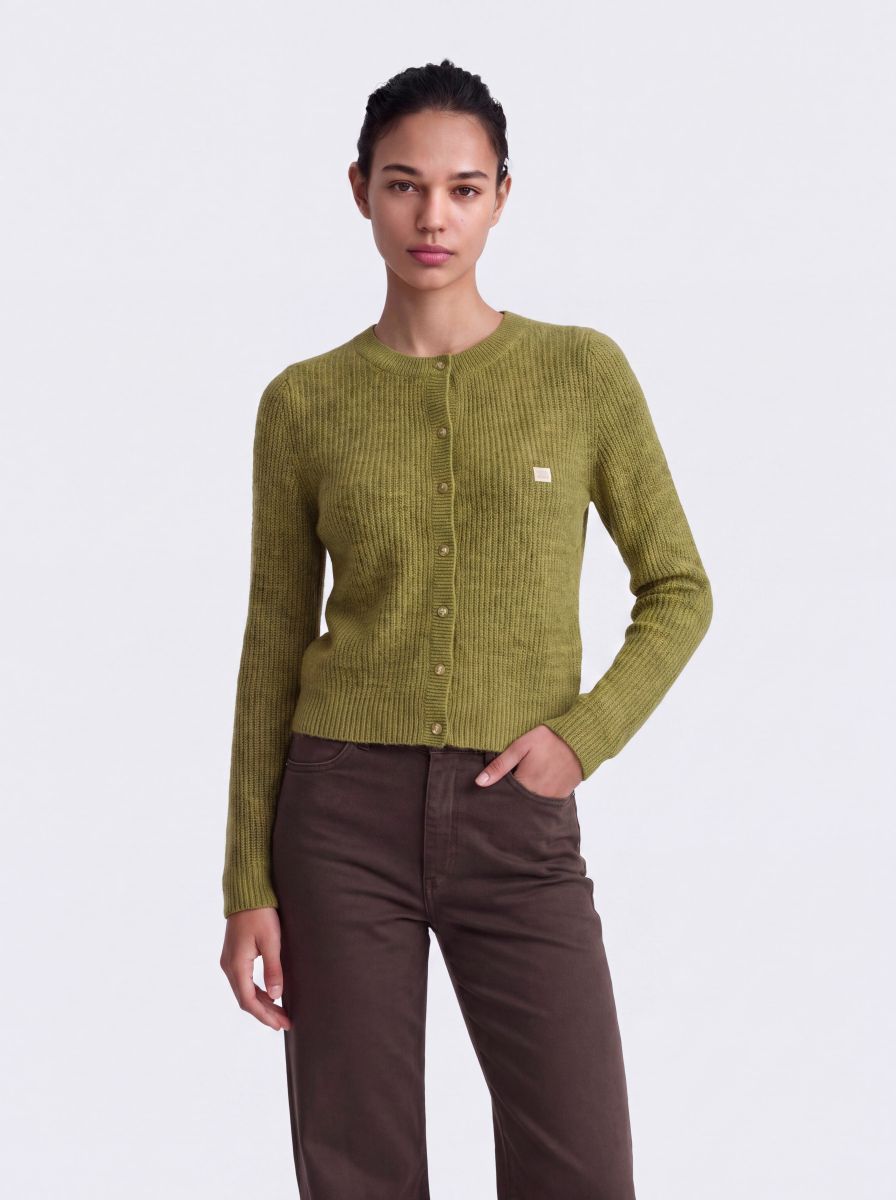 ONLVIGGA LS O-NECK BADGE CARDIGAN KNT