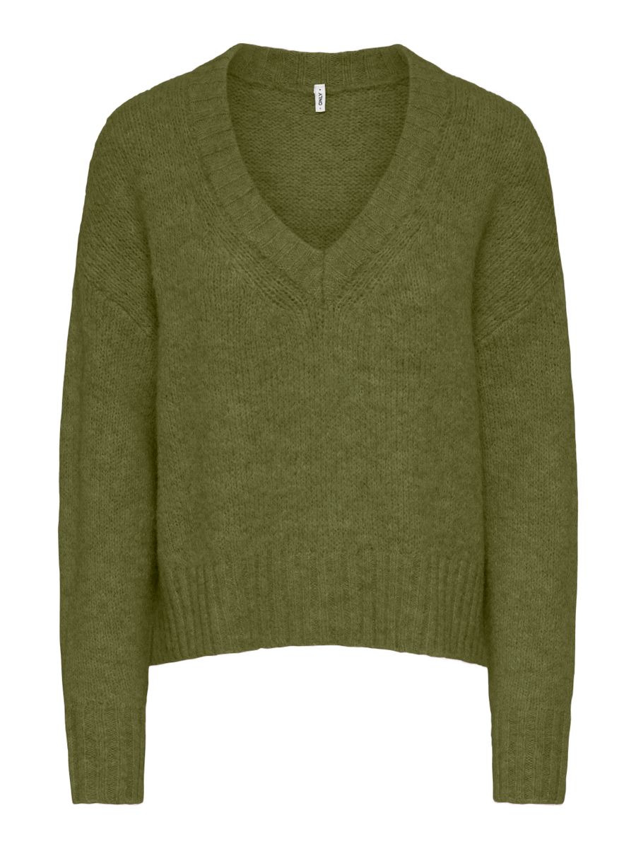 ONLFIONA LS LOOSE V-NECK KNT