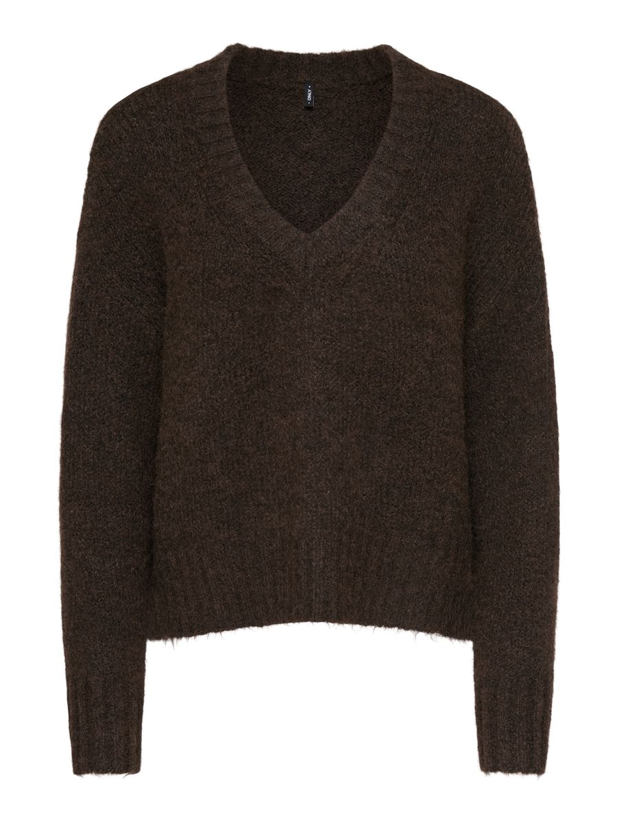 ONLFIONA LS LOOSE V-NECK KNT
