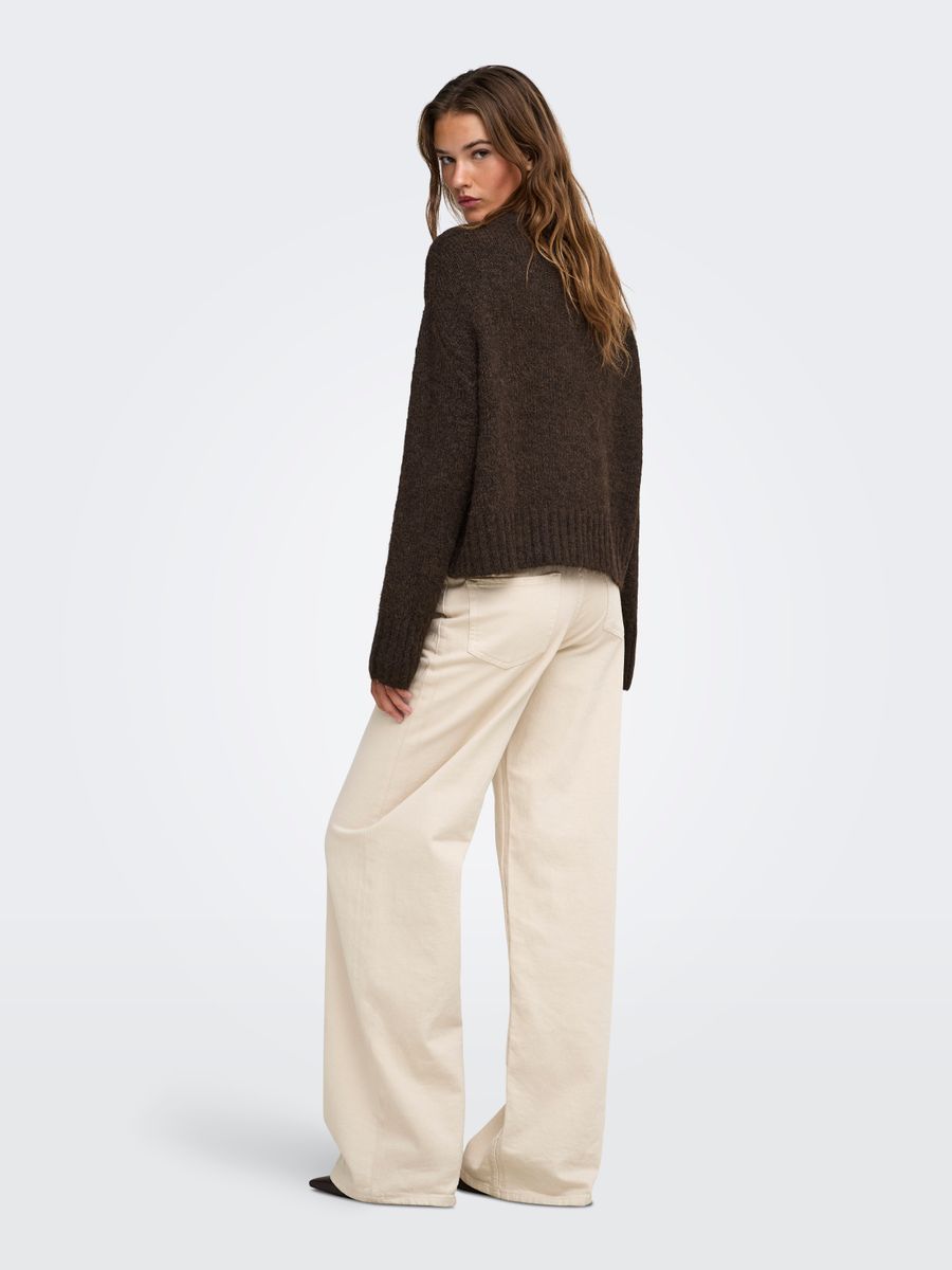 ONLFIONA LS LOOSE V-NECK KNT