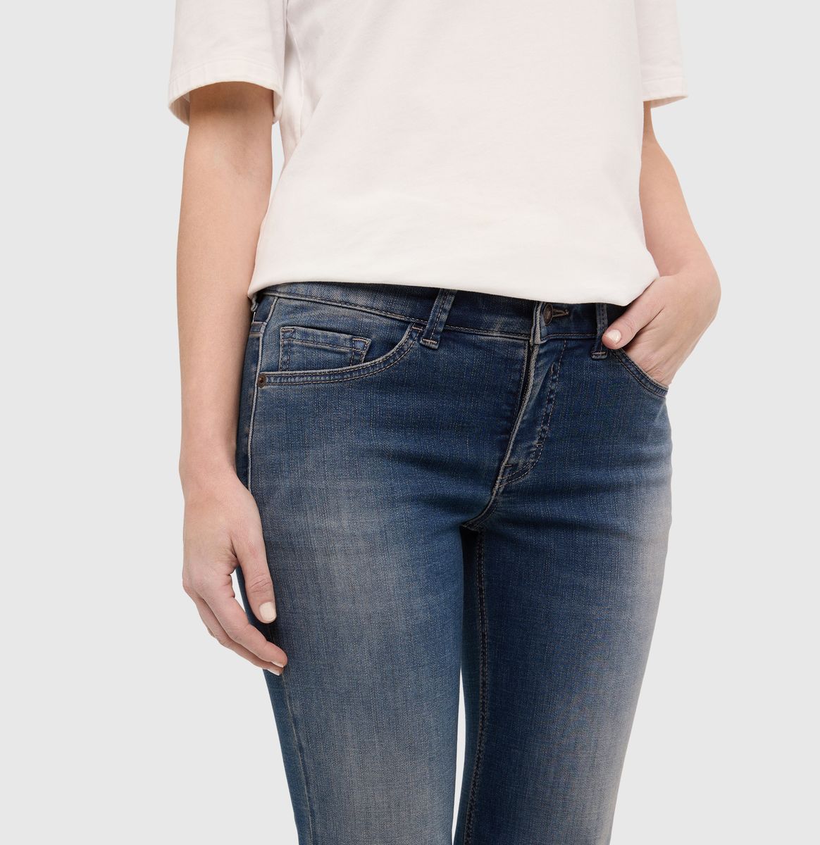 MAC JEANS - CARRIE, Light authentic denim