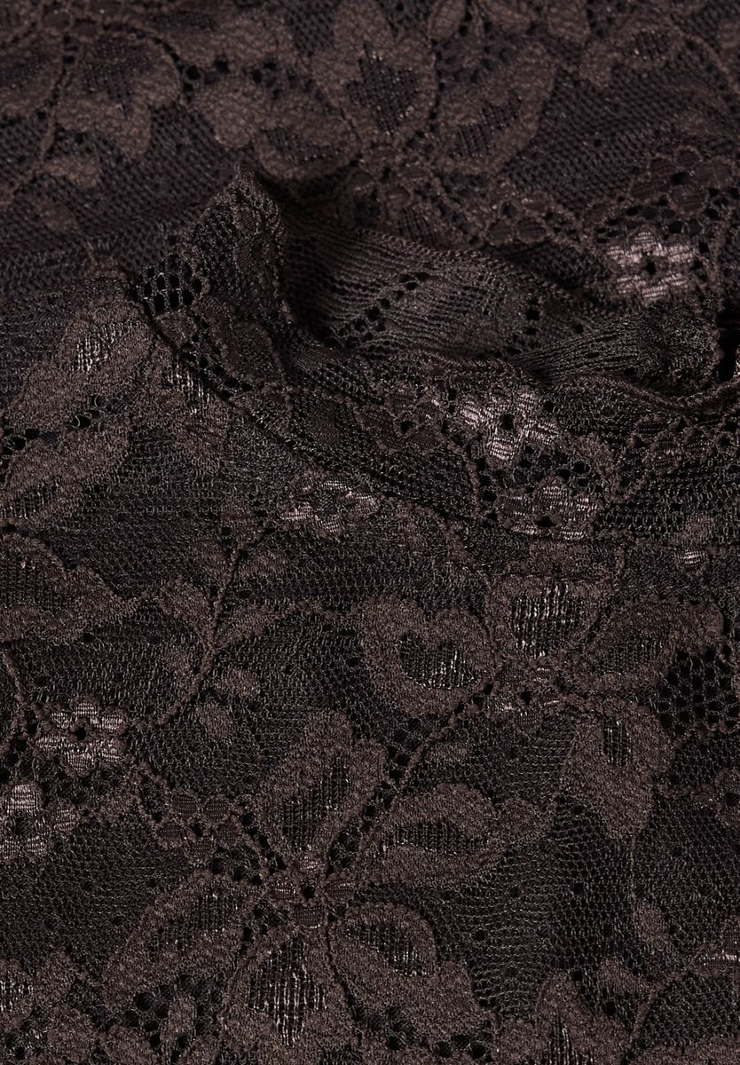 Langarm Shirt aus Spitze