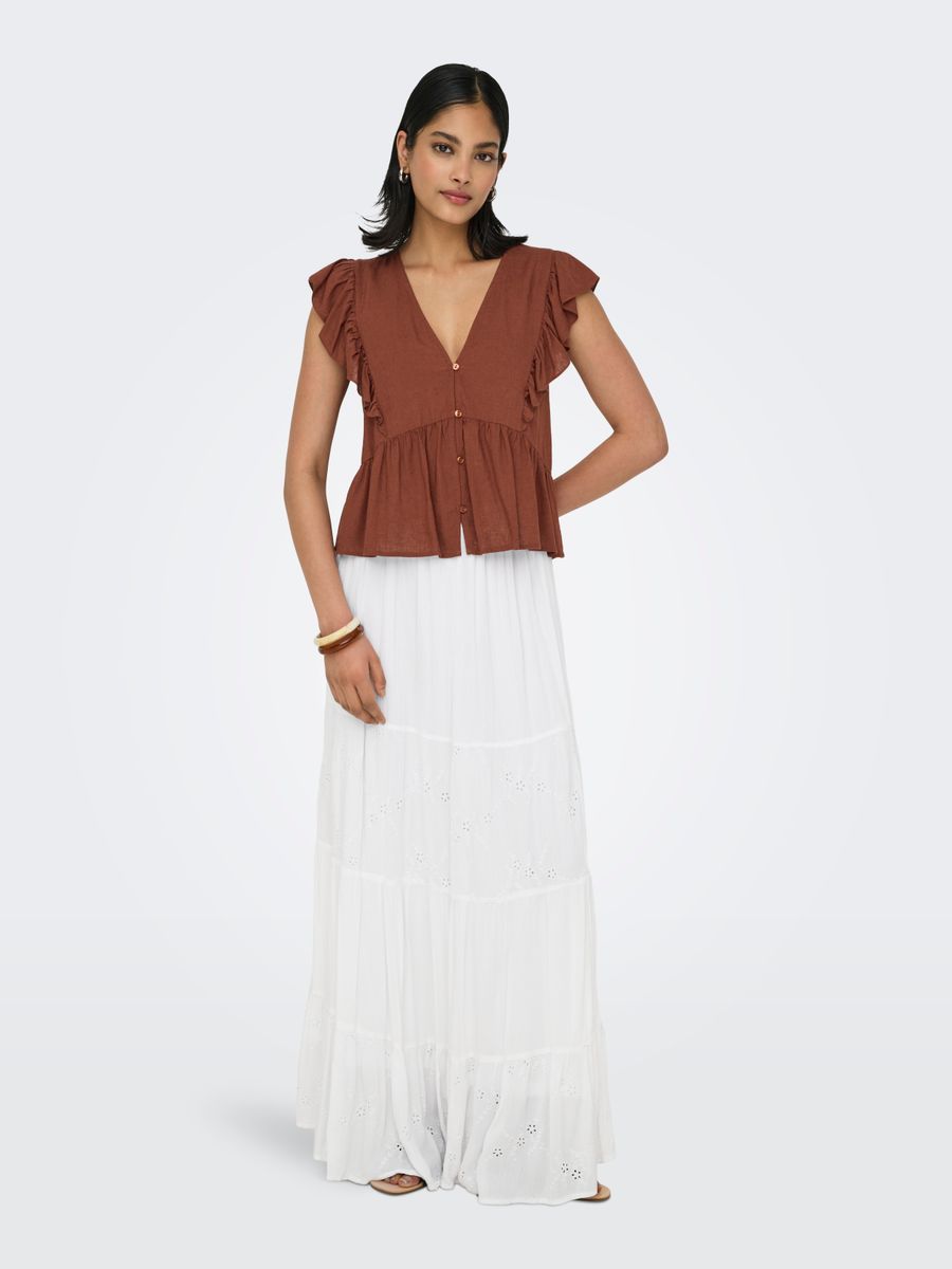 ONLCHIARA BRODERIE LONG SKIRT PTM