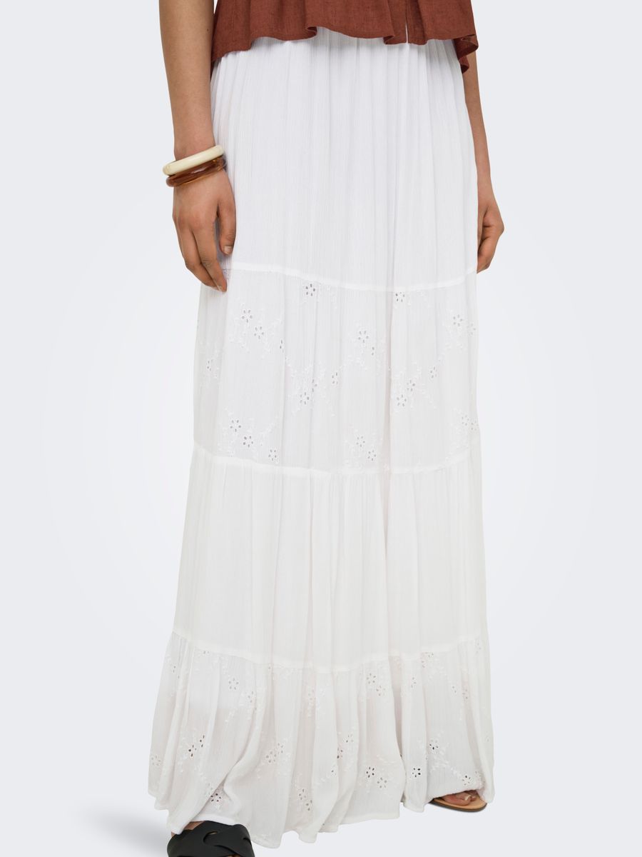 ONLCHIARA BRODERIE LONG SKIRT PTM